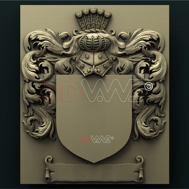 FAMILY CREST 3D STL 3DWave